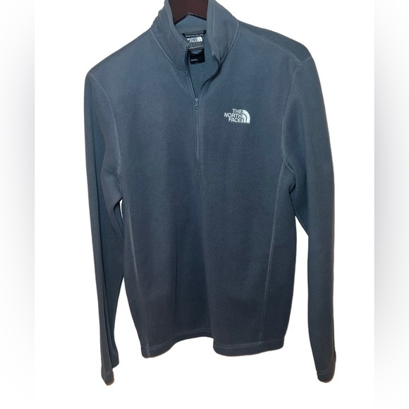 The North Face Other - The North Face charcoal gray‎ fleece men’s small 1/2 zip jacket
